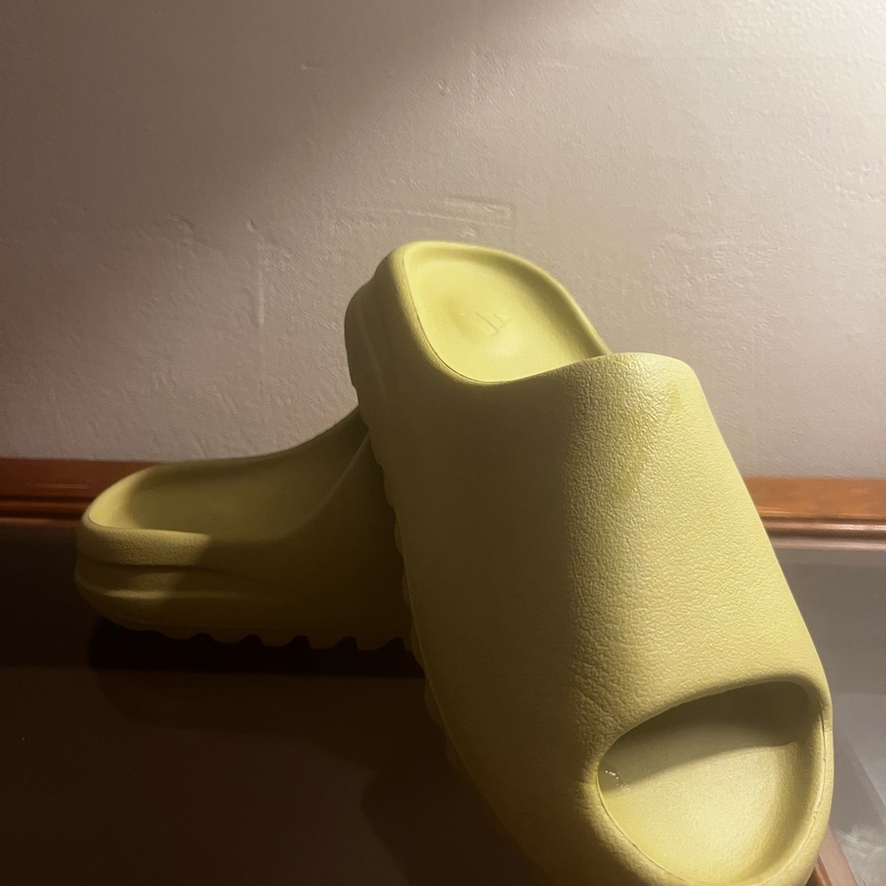 Yellow Slide Sandals